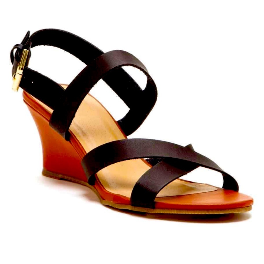 NIB Carrini If crisscross wedge sandal—Size 6.5 and 10